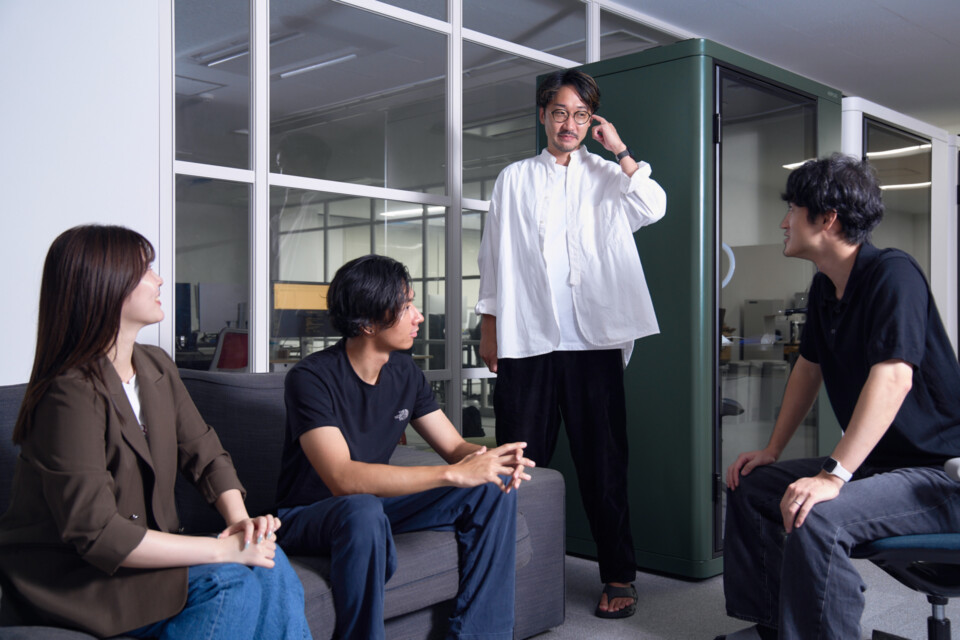 社内でのミーティングの様子