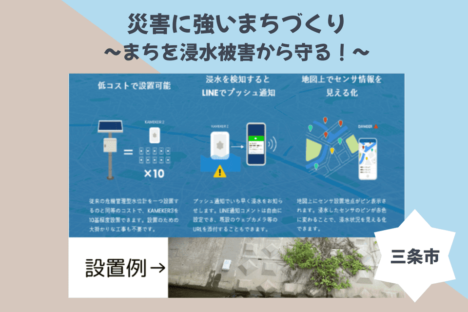 災害に強いまちづくり~まちを浸水被害から守る!~