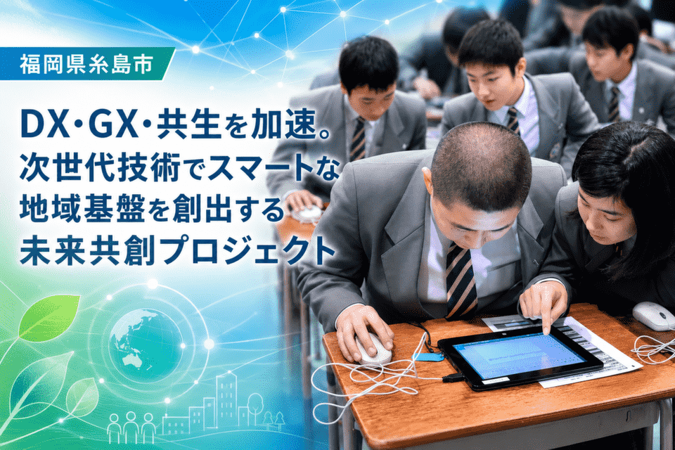 DX・GX・共生を加速。次世代技術でスマートな地域基盤を築く未来共創プロジェクト
