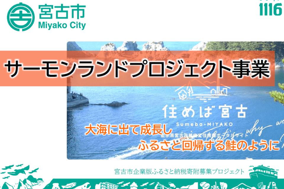 サーモンランドプロジェクト事業~大海に出て成長し、ふるさと回帰する鮭のように~