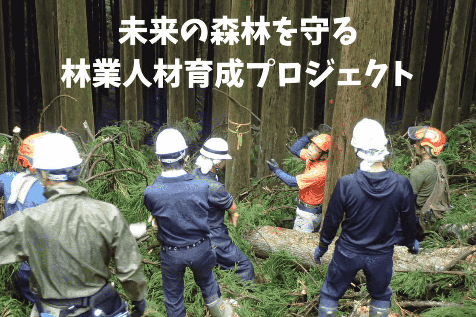 未来の森林を守る林業人材育成プロジェクト