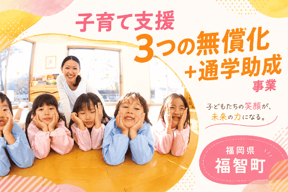 子育て支援「3つの無償化+通学助成」事業