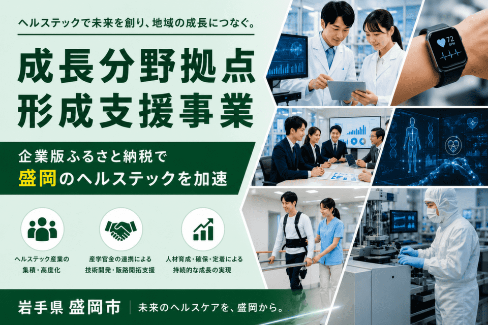 岩手県盛岡市-成長分野拠点形成支援事業