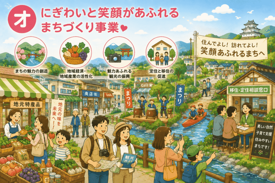 にぎわいと笑顔があふれるまちづくり事業