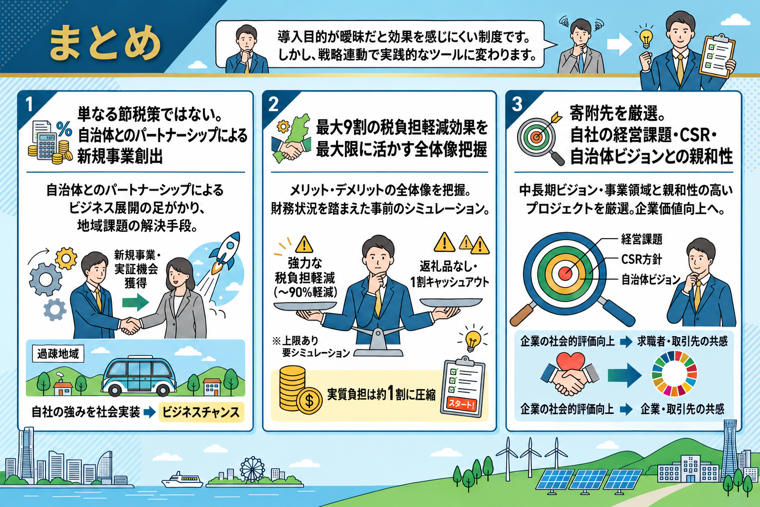 企業版ふるさと納税のまとめ