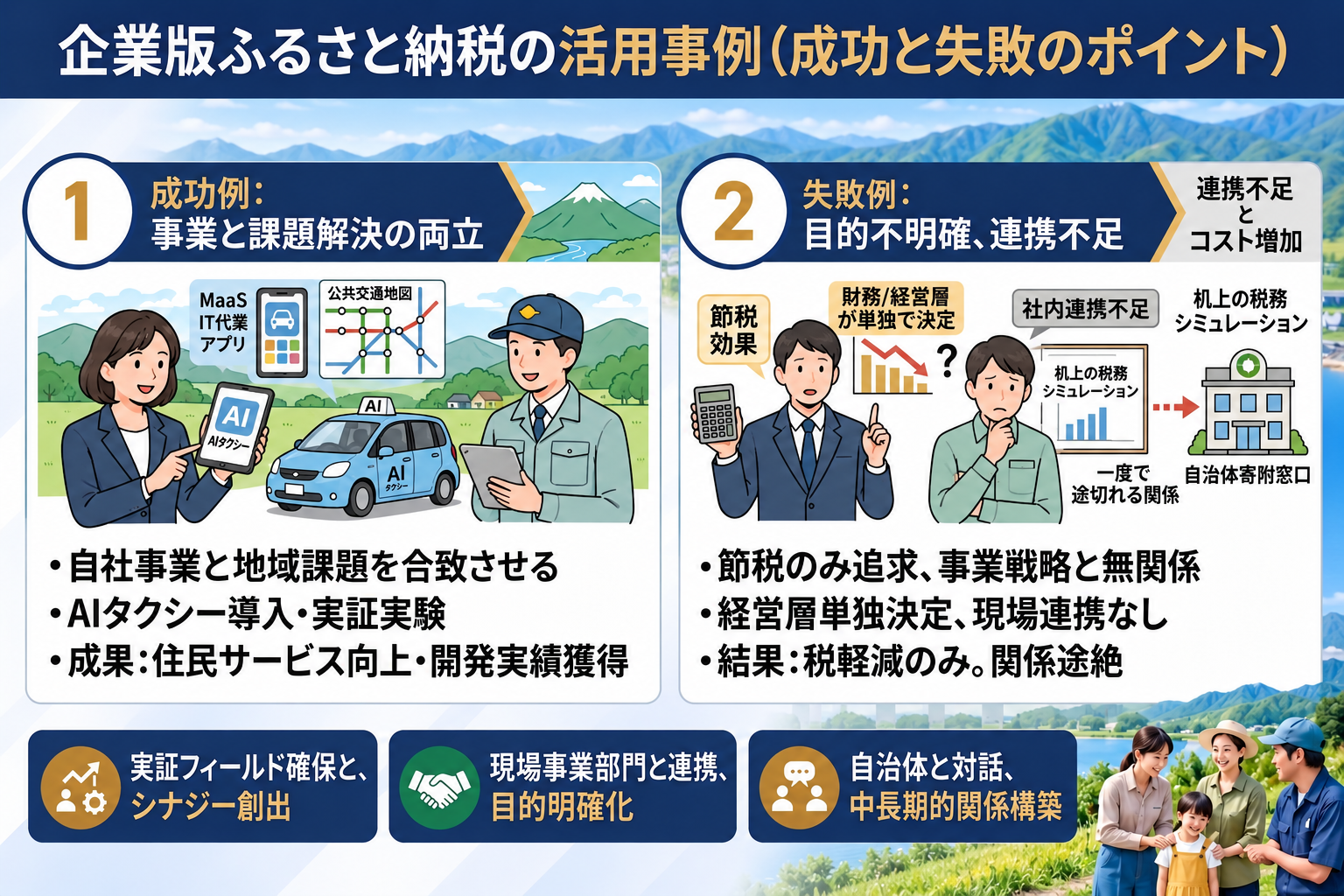 企業版ふるさと納税の活用事例