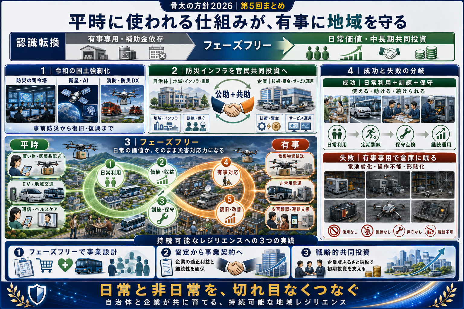 骨太の方針2026を読み解く：【第5回】防災・減災・国土強靭化の最前線：現場視点で描く持続可能な地域レジリエンス