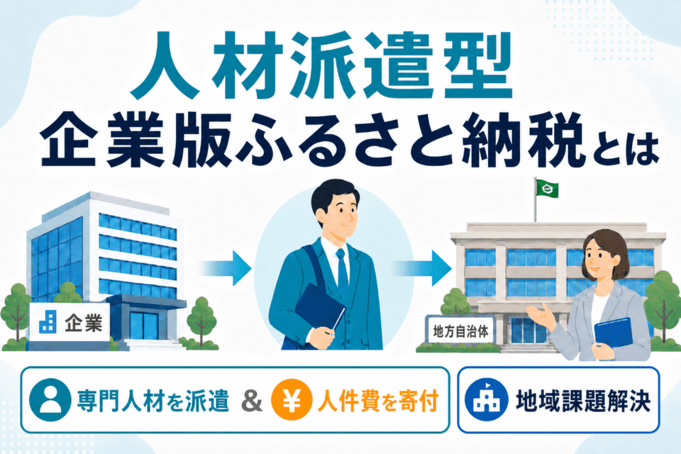 人材派遣型企業版ふるさと納税とは