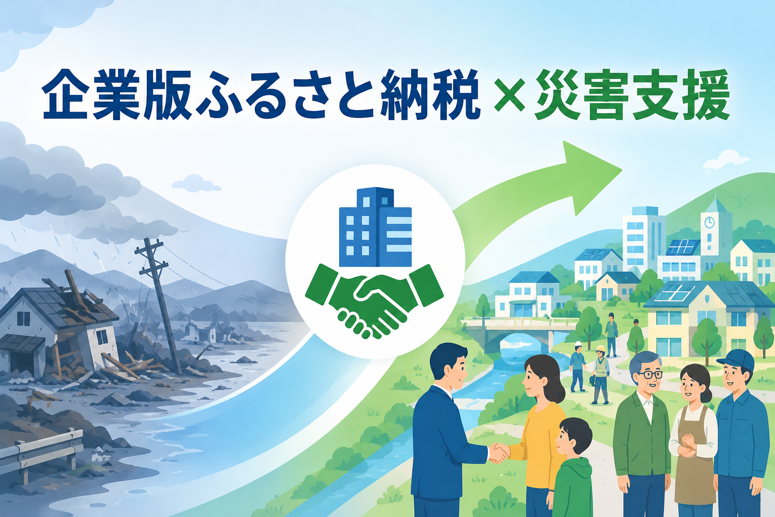 企業版ふるさと納税を活用した災害支援