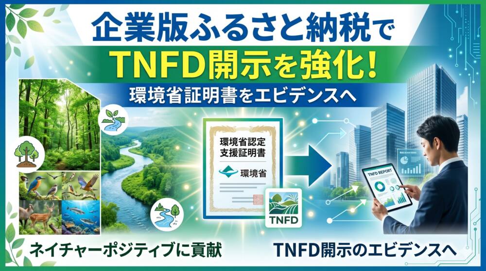 NTFDと企業版ふるさと納税